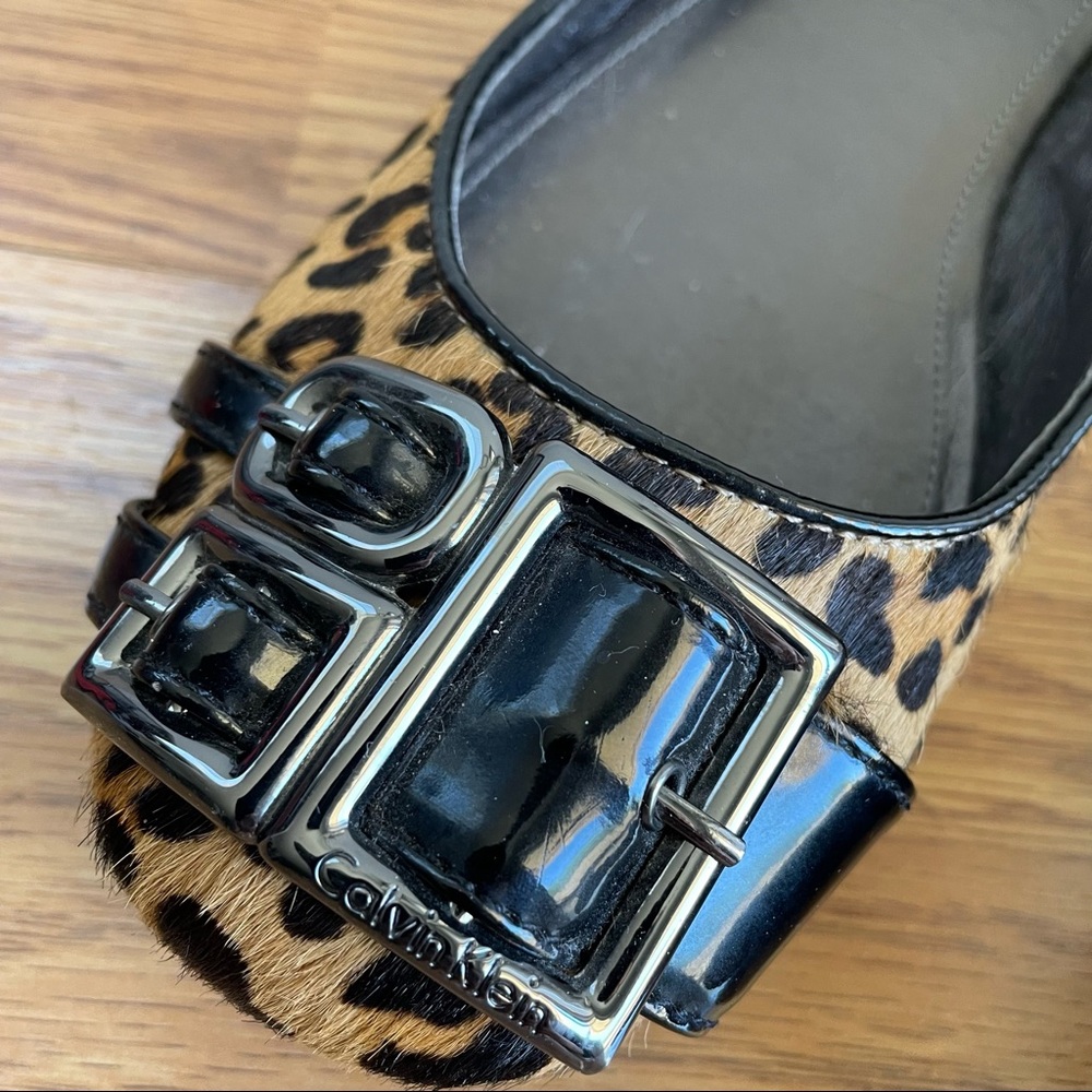 CALVIN KLEIN 🤎Animal Print Ballet Flats🐆 - Picture 4 of 11
